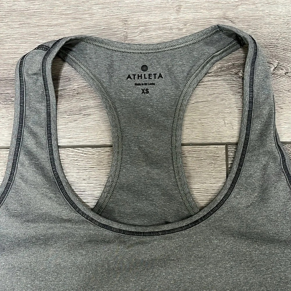 Athleta chi tank grey heat size XS - Picture 4 of 5